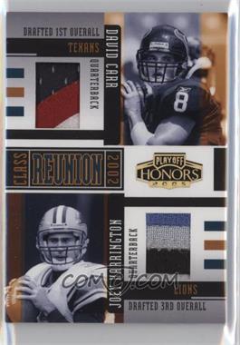 2005 Playoff Honors - Class Reunion - Materials Prime #CR-19 - David Carr, Joey Harrington /25