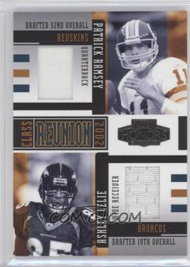2005 Playoff Honors - Class Reunion - Materials #CR-21 - Patrick Ramsey, Ashley Lelie /150