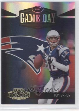 2005 Playoff Honors - Game Day - Holofoil #GD-4 - Tom Brady /100