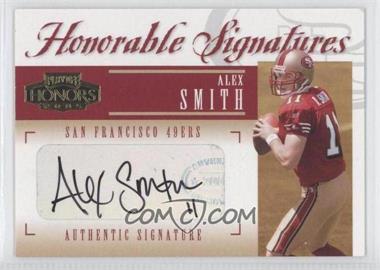 2005 Playoff Honors - Honorable Signatures #HS-18 - Alex Smith /50