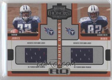 2005 Playoff Honors - Rookie Quads - Jerseys #RQ-4 - Adam Jones, Courtney Roby, Matt Jones, Mark Clayton /250