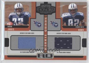 2005 Playoff Honors - Rookie Quads - Jerseys #RQ-4 - Adam Jones, Courtney Roby, Matt Jones, Mark Clayton /250