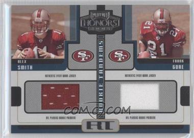 2005 Playoff Honors - Rookie Tandems - Jerseys #RT-1 - Alex Smith, Frank Gore