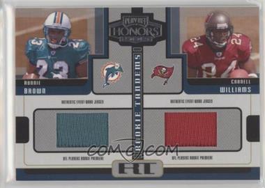 2005 Playoff Honors - Rookie Tandems - Jerseys #RT-2 - Ronnie Brown, Cadillac Williams