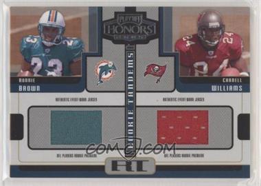 2005 Playoff Honors - Rookie Tandems - Jerseys #RT-2 - Ronnie Brown, Cadillac Williams