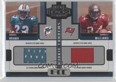 2005 Playoff Honors - Rookie Tandems - Jerseys #RT-2 - Ronnie Brown, Cadillac Williams