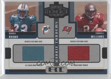 2005 Playoff Honors - Rookie Tandems - Jerseys #RT-2 - Ronnie Brown, Cadillac Williams