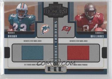 2005 Playoff Honors - Rookie Tandems - Jerseys #RT-2 - Ronnie Brown, Cadillac Williams