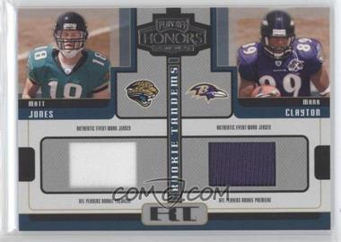 2005 Playoff Honors - Rookie Tandems - Jerseys #RT-7 - Matt Jones, Mark Clayton