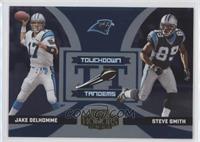 Jake Delhomme, Steve Smith #/250