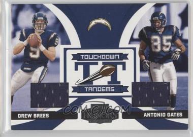 2005 Playoff Honors - Touchdown Tandems - Materials #TT-20 - Drew Brees, Antonio Gates /125