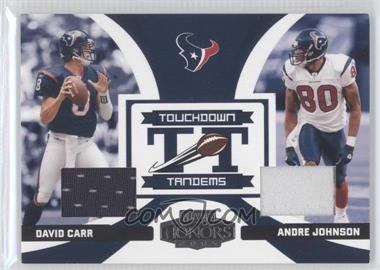 2005 Playoff Honors - Touchdown Tandems - Materials #TT-9 - David Carr, Andre Johnson /125