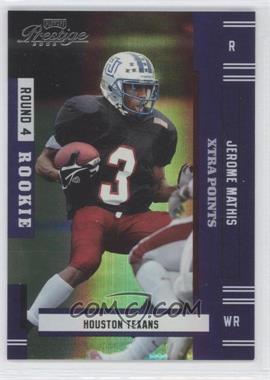 2005 Playoff Prestige - [Base] - Xtra Points Purple #199 - Jerome Mathis /100