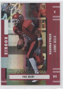 2005 Playoff Prestige - [Base] - Xtra Points Red #209 - Steve Savoy /150