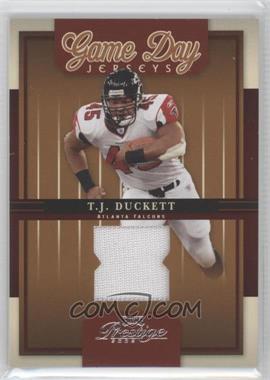 2005 Playoff Prestige - Game Day Jerseys #GJ-21 - T.J. Duckett