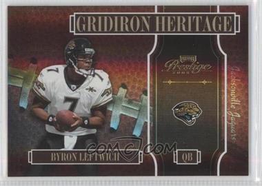 2005 Playoff Prestige - Gridiron Heritage - Holofoil #GH-3 - Byron Leftwich /25