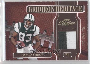 2005 Playoff Prestige - Gridiron Heritage - Materials #GH-16 - Santana Moss