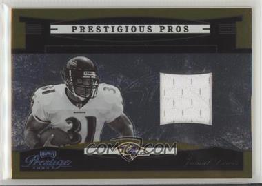 2005 Playoff Prestige - Prestigious Pros - Gold Jerseys #PP-21 - Jamal Lewis /100