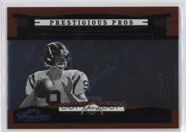 2005 Playoff Prestige - Prestigious Pros - Orange #PP-15 - Drew Brees /500