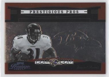 2005 Playoff Prestige - Prestigious Pros - Orange #PP-21 - Jamal Lewis /500