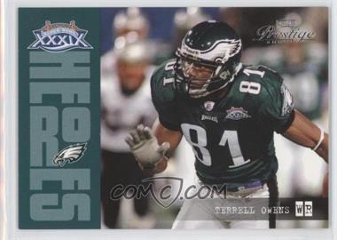 2005 Playoff Prestige - Super Bowl XXXIX Heroes #SH-10 - Terrell Owens