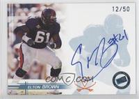 Elton Brown #/50