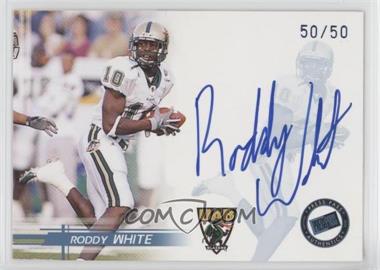 2005 Press Pass - Autographs - Blue #_ROWH - Roddy White /50