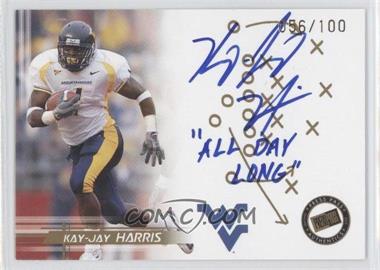 2005 Press Pass - Autographs - Gold Inscriptions #_KAHA - Kay-Jay Harris /100