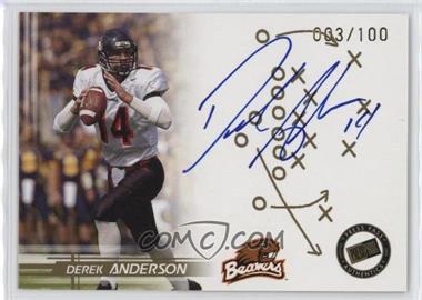 2005 Press Pass - Autographs - Gold #_DEAN - Derek Anderson /100