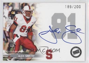 2005 Press Pass - Autographs - Silver #_ALSM - Alex Smith /200