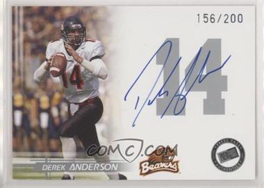 2005 Press Pass - Autographs - Silver #_DEAN - Derek Anderson /200