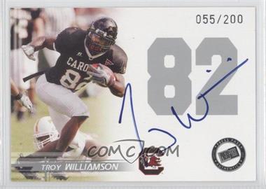 2005 Press Pass - Autographs - Silver #_TRWI - Troy Williamson /200