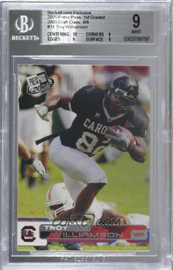 2005 Press Pass - [Base] #31 - Troy Williamson [BGS 9 MINT]