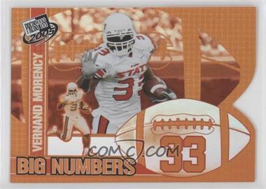 2005 Press Pass - Big Numbers #BN 14 - Vernand Morency