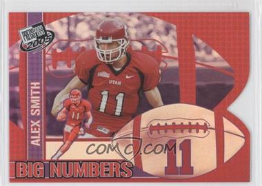 2005 Press Pass - Big Numbers #BN 19 - Alex Smith