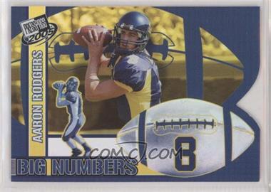 2005 Press Pass - Big Numbers #BN 25 - Aaron Rodgers