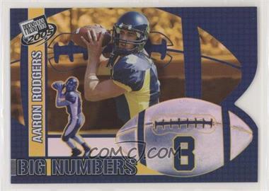 2005 Press Pass - Big Numbers #BN 25 - Aaron Rodgers