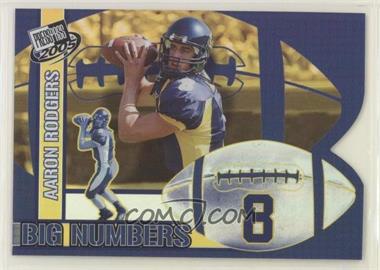 2005 Press Pass - Big Numbers #BN 25 - Aaron Rodgers