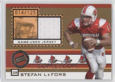 2005 Press Pass - Game-Used Jersey - Gold #JC/SL - Stefan LeFors /125