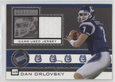 2005 Press Pass - Game-Used Jersey - Silver #JC/DO - Dan Orlovsky /300