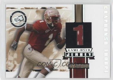 2005 Press Pass SE - Game Used Jerseys - Holofoil #JC/CT - Craphonso Thorpe /100