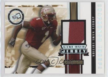 2005 Press Pass SE - Game Used Jerseys - Name #JC/CT - Craphonso Thorpe /25