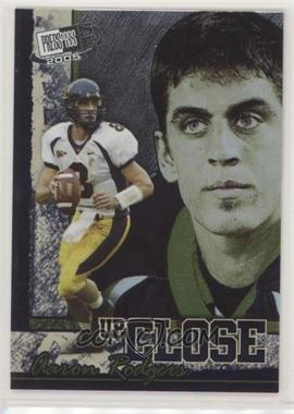 2005 Press Pass SE - Up Close #UC2 - Aaron Rodgers