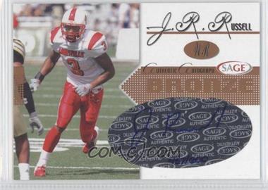 2005 SAGE - Autographs - Bronze #A39 - J.R. Russell /600