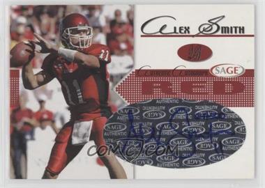 2005 SAGE - Autographs - Red #A41 - Alex Smith /500