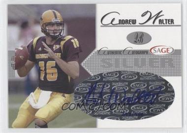 2005 SAGE - Autographs - Silver #A44 - Andrew Walter /400