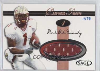 2005 SAGE - Jerseys - Bronze #J21 - Craphonso Thorpe /75