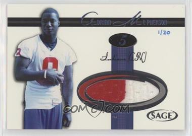 2005 SAGE - Jerseys - Players Proof #J12 - Adrian McPherson /20