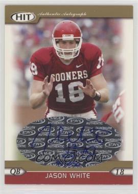 2005 SAGE Hit - Autographs - Gold #A18 - Jason White /250