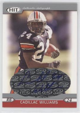 2005 SAGE Hit - Autographs - Silver #A24 - Cadillac Williams